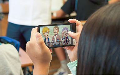 【CSRレポート】千葉大学教育学部附属中学校で、啓発アプリ「魂の交渉屋とボクの物語　- Soul Negotiator - 」を活用した授業を行いました